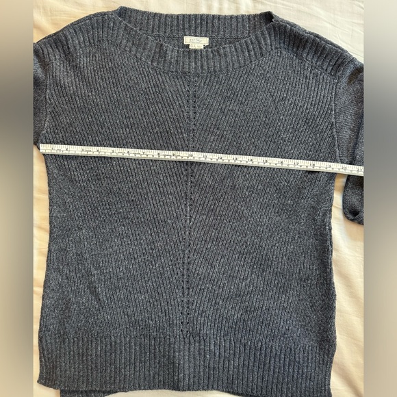FAT FACE wide-neck pullover, non-allergenic acrylic & viscose. Blue-gray, sz 8. - Picture 7 of 8